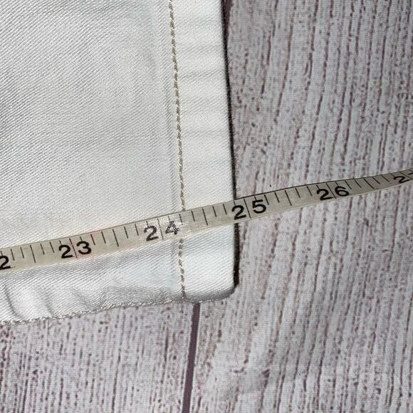 Code Bleu Annette women 16 white Capri jeans - Picture 9 of 11